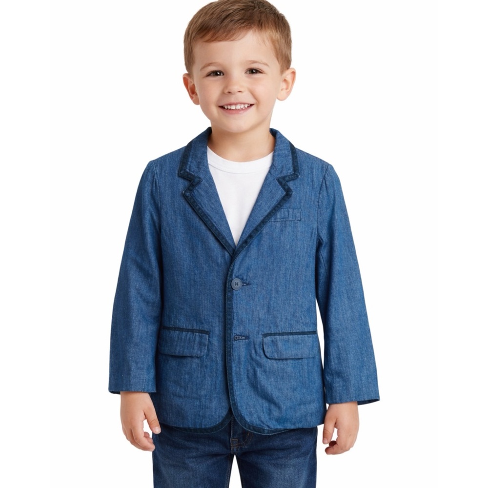 Stella McCartney kids 100% cotton denim blazer (can be unisex) NEW